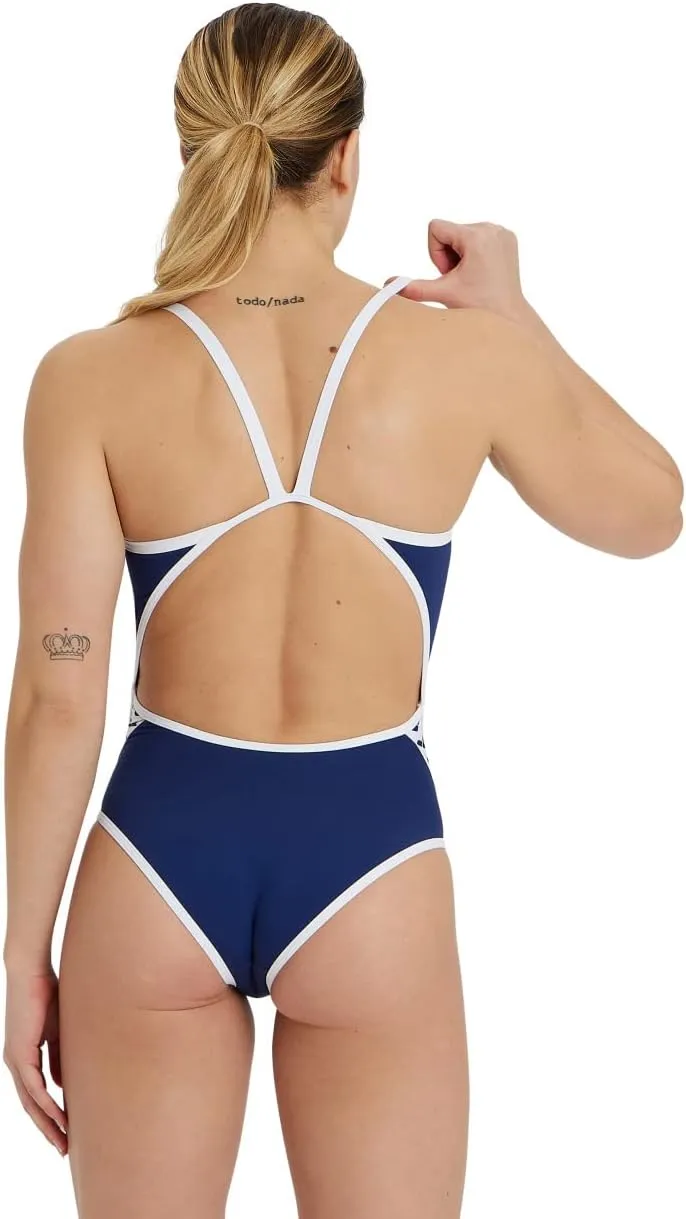 ARENA Women's Icons Solid Sports Swimsuit Super Fly Back Racing Training Competitive Swim Bathing Suit Athletic Swimwear