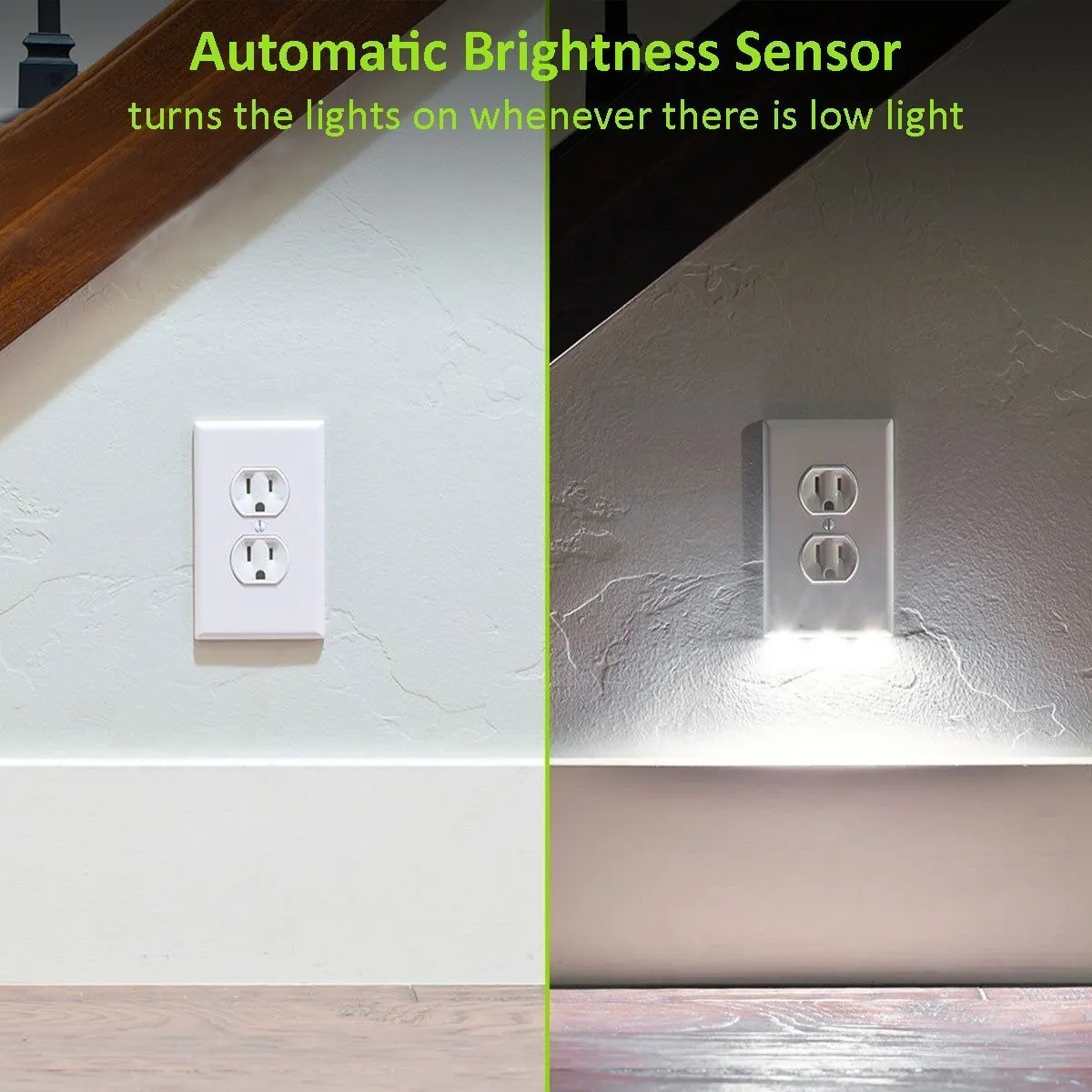 Automatic Nightlight Outlet Cover