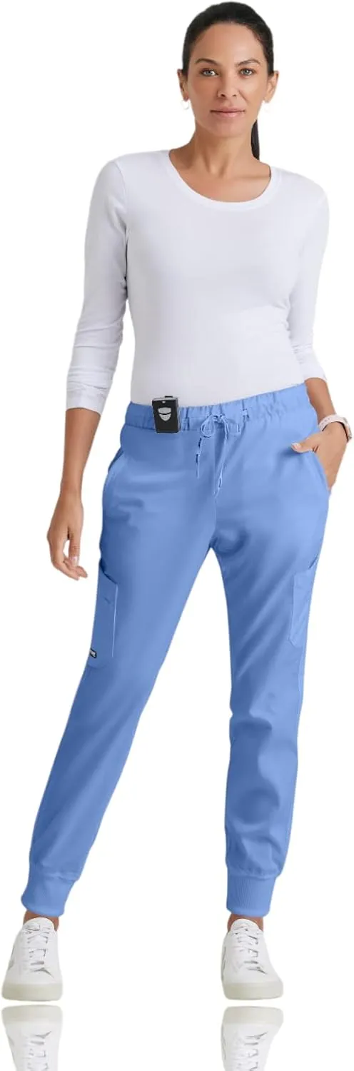 BARCO Grey's Anatomy Scrubs - Kira Scrub Jogger for Women, Yoga Style Mid-Rise Soft Touch Fabric Women's Scrub Pant