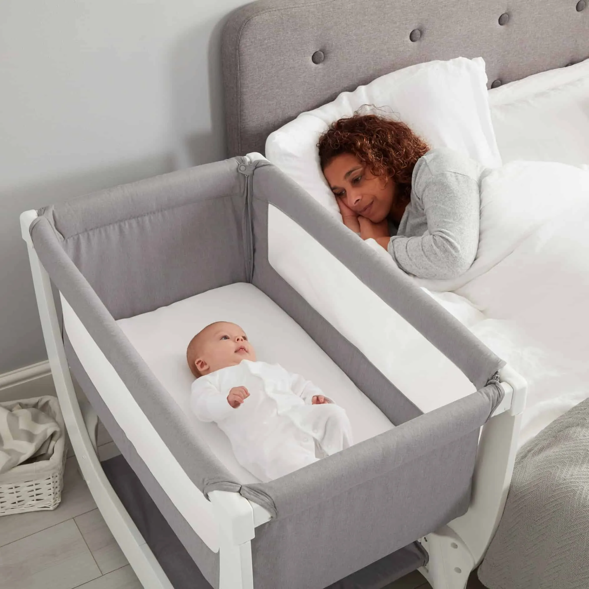 Beaba by Shnuggle Air Complete Sleep System Grey/White