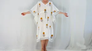 Block Print Kaftan. Caftan