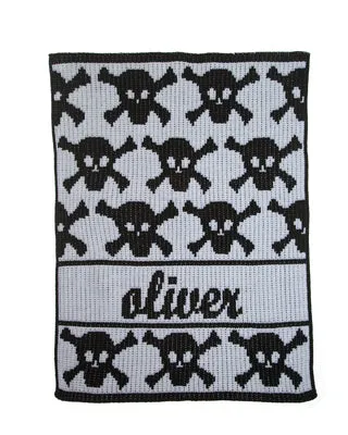 Butterscotch Blankees Lots of Skulls and Crossbones