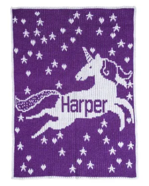 Butterscotch Blankees Unicorn & Stars
