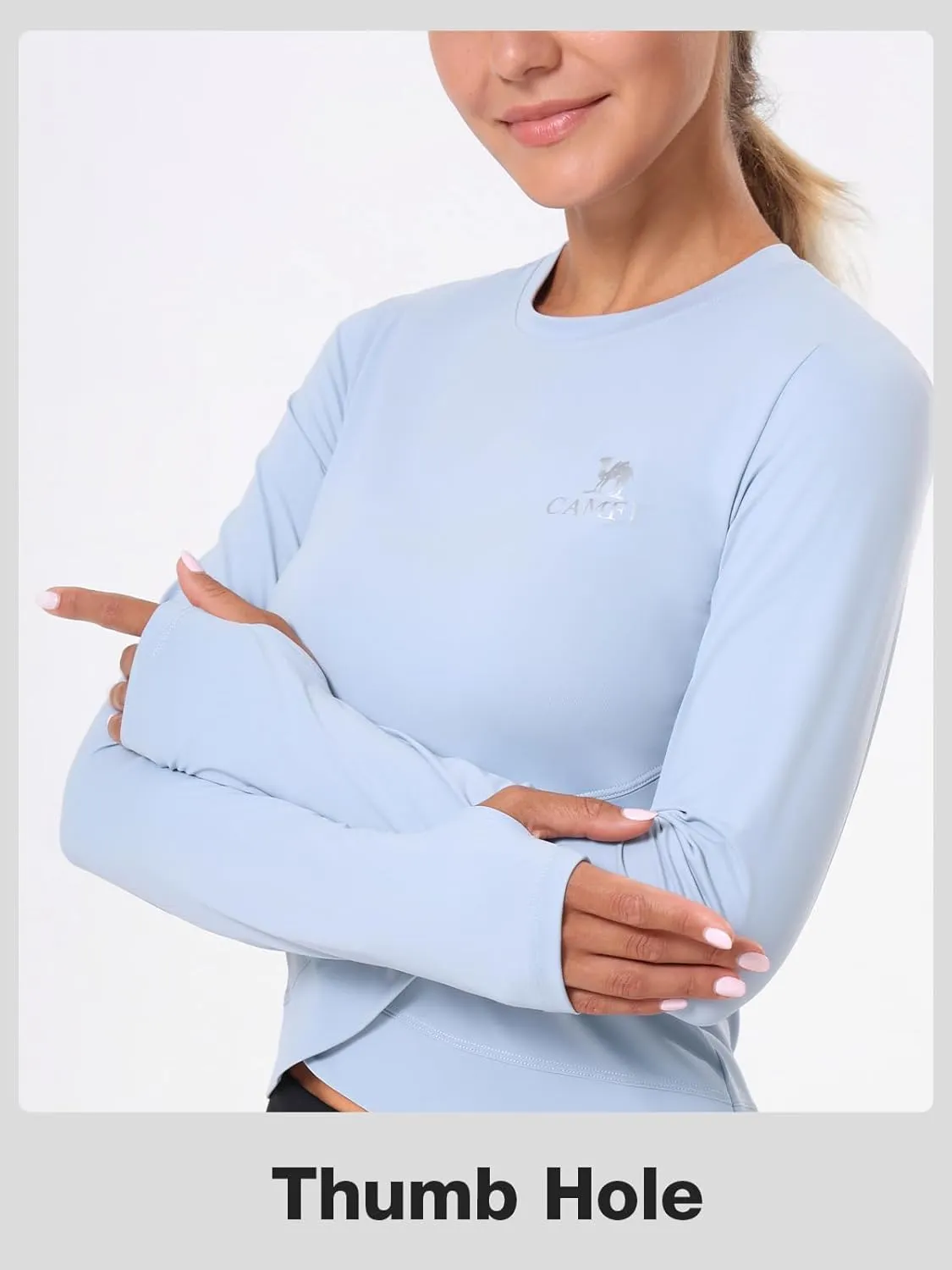 CAMEL CROWN Rash Guard for Women UPF 50  UV Sun Protection Swim Tops Women Lightweight Quick Dry