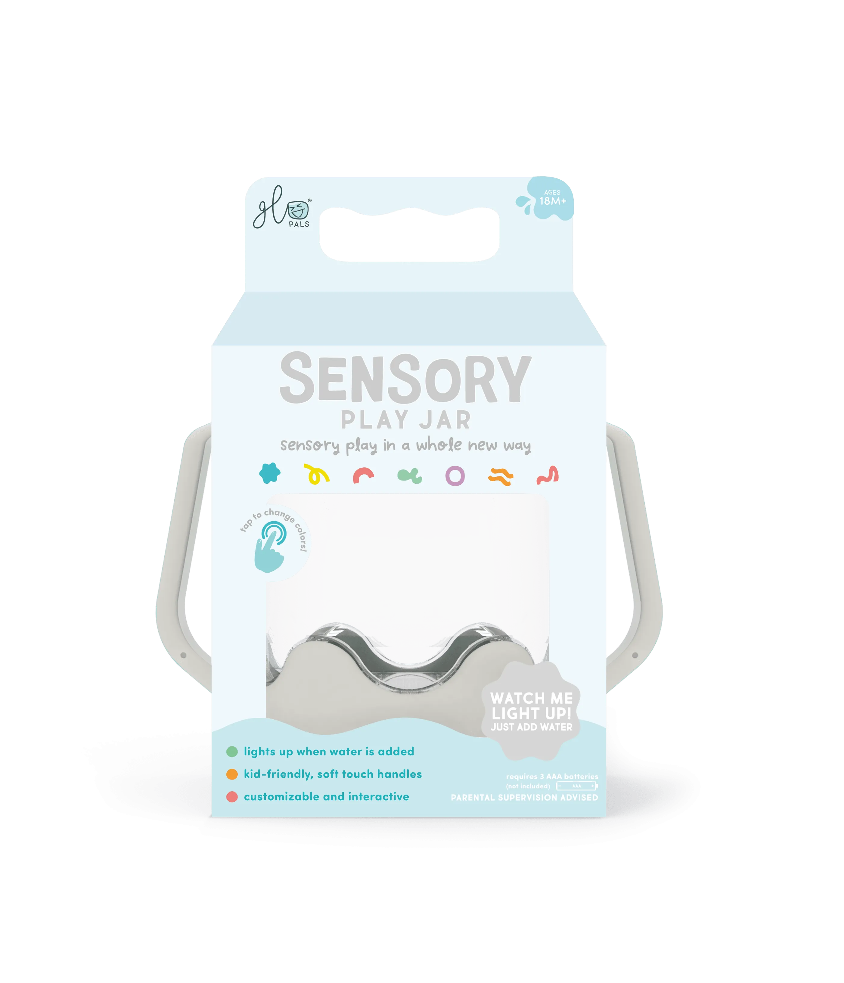 Cloud Grey Sensory Jar