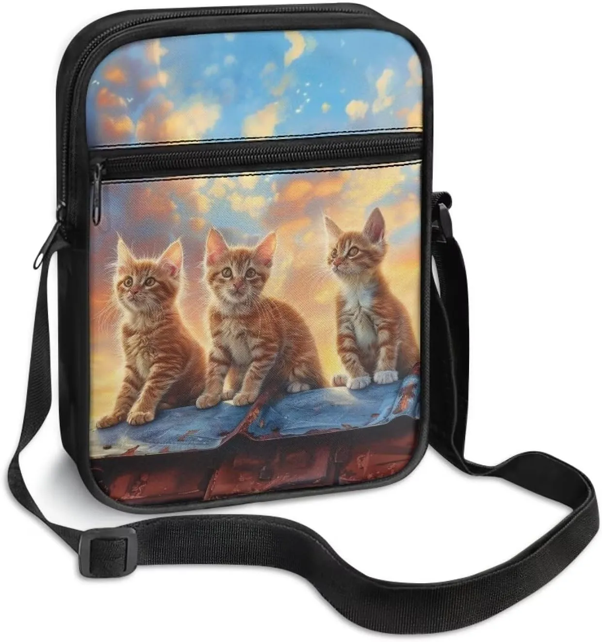 Cossbody Bag Messenger Bag Crossbody Bag Handbag Purse Shoulder Bag with Front Pocket Adjustable