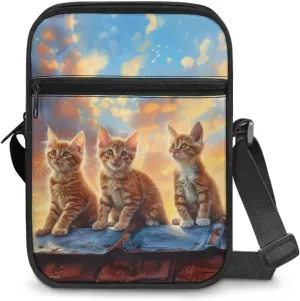 Cossbody Bag Messenger Bag Crossbody Bag Handbag Purse Shoulder Bag with Front Pocket Adjustable