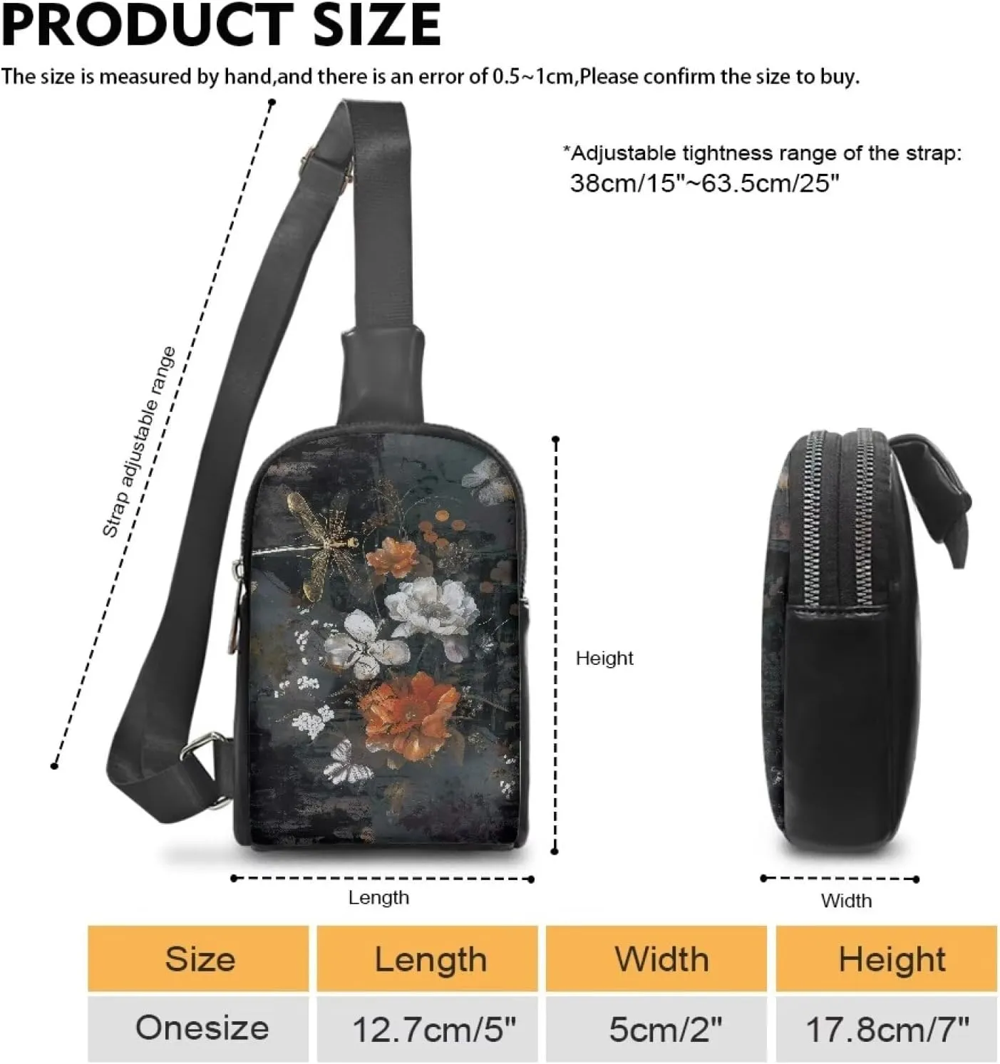 Crossbody Bag for Women Chest Bag for Mother's Day Gift Messenger Shoulder Bag with Adjustable Strap