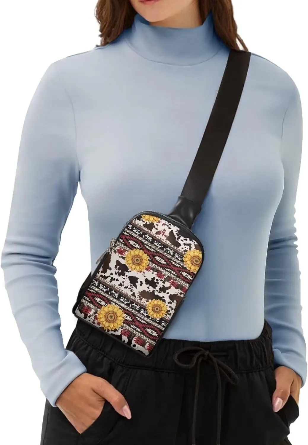 Crossbody Bag for Women Chest Bag for Mother's Day Gift Messenger Shoulder Bag with Adjustable Strap