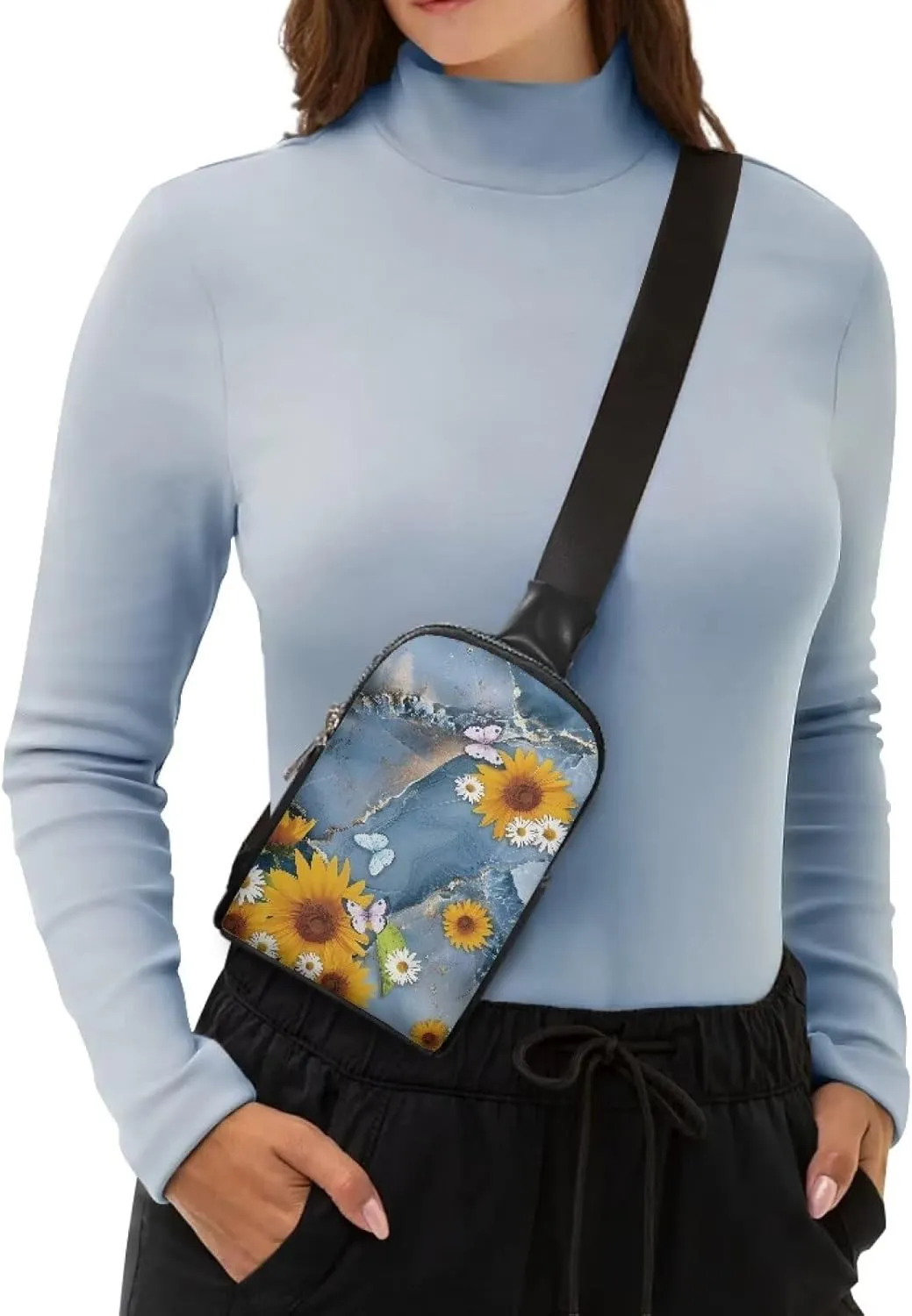 Crossbody Bag for Women Chest Bag for Mother's Day Gift Messenger Shoulder Bag with Adjustable Strap