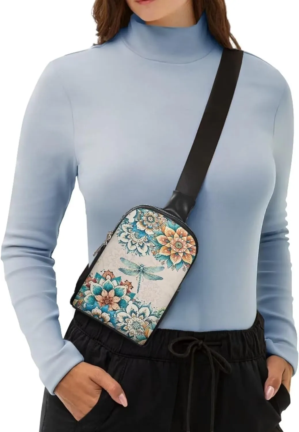 Crossbody Bag for Women Chest Bag for Mother's Day Gift Messenger Shoulder Bag with Adjustable Strap
