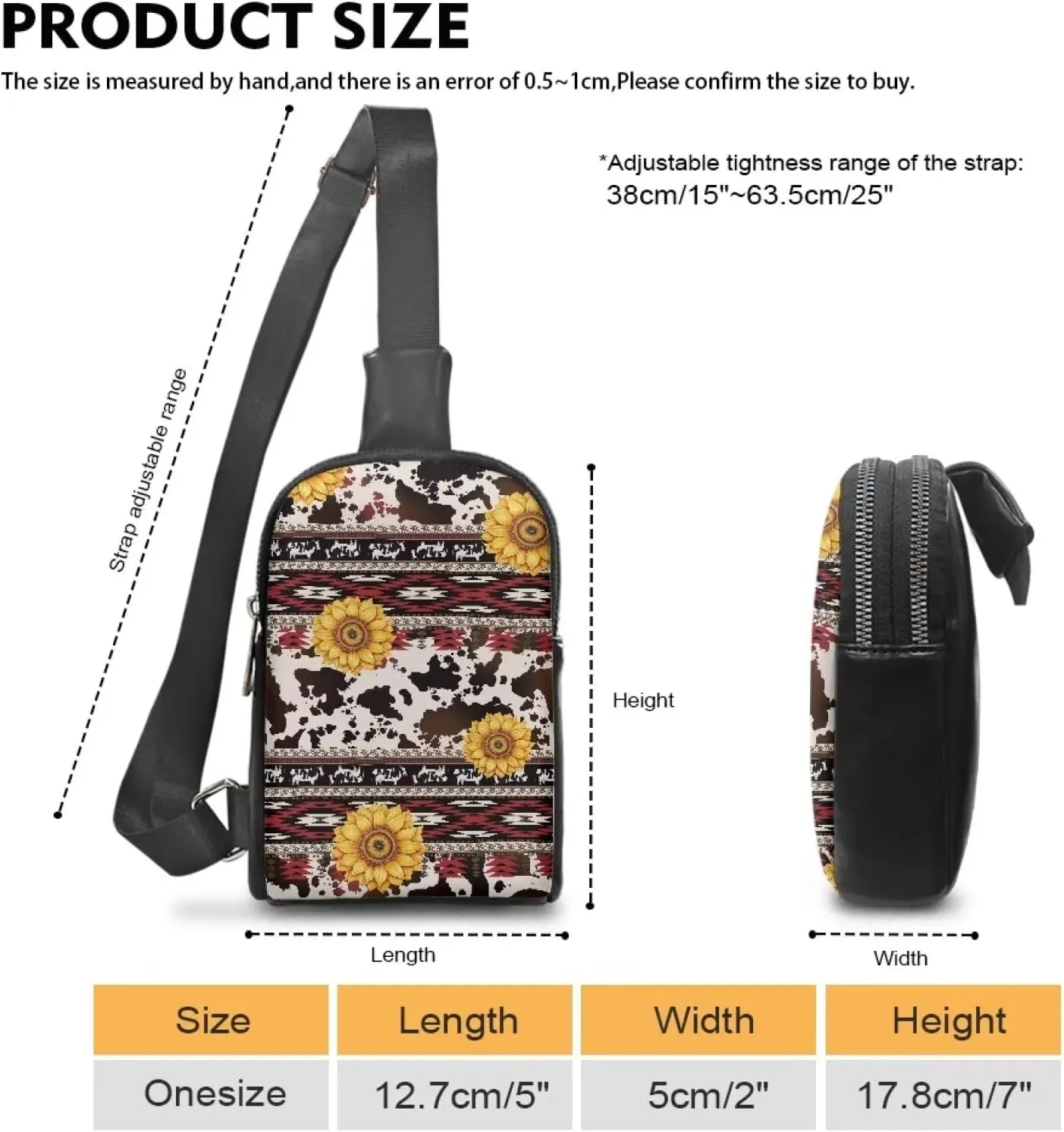 Crossbody Bag for Women Chest Bag for Mother's Day Gift Messenger Shoulder Bag with Adjustable Strap