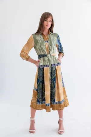 Delilah Dress Block Print