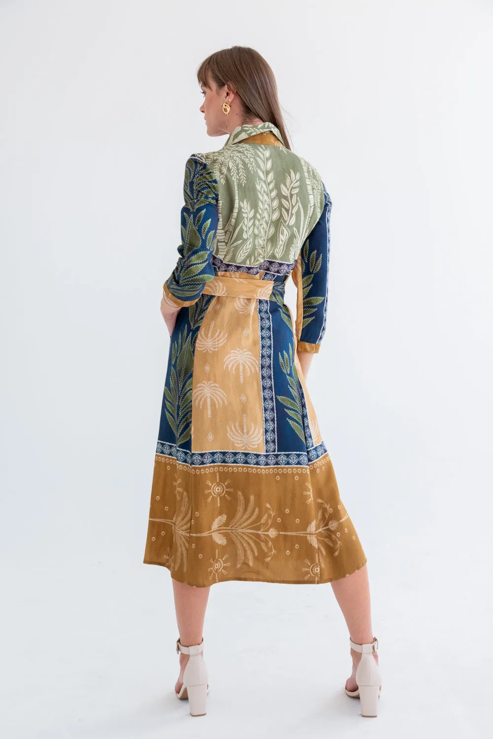 Delilah Dress Block Print