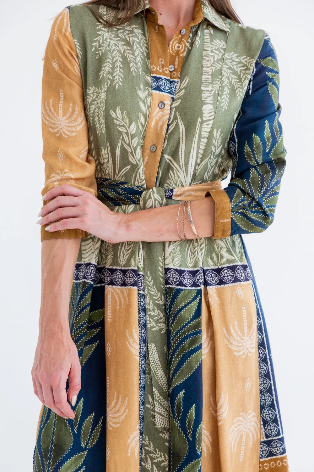 Delilah Dress Block Print