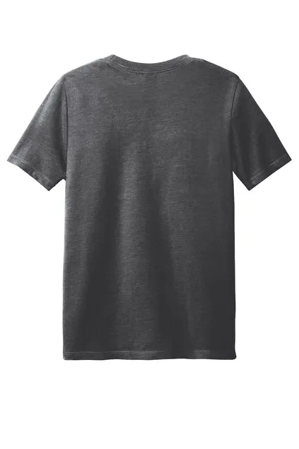 District  Youth Perfect Blend  CVC Tee - Heathered Charcoal