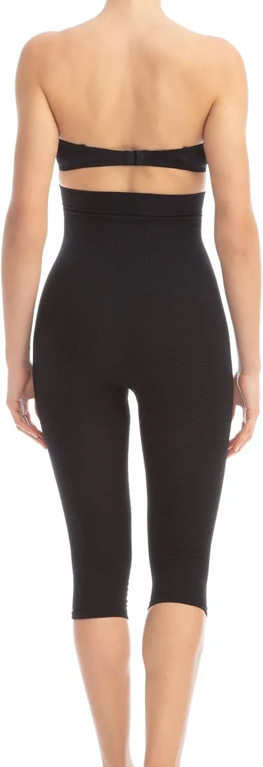 Farmacell Capri Leggings for Women Made in Italy - Anti Cellulite Shapewear - High Waisted - 123