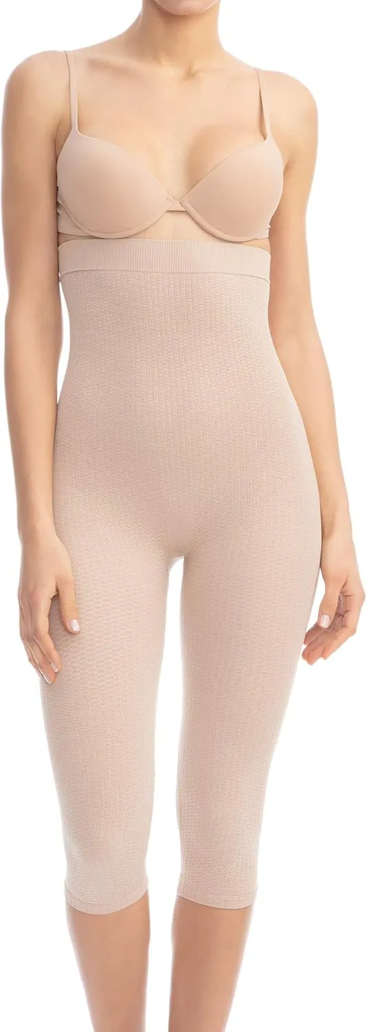 Farmacell Capri Leggings for Women Made in Italy - Anti Cellulite Shapewear - High Waisted - 123