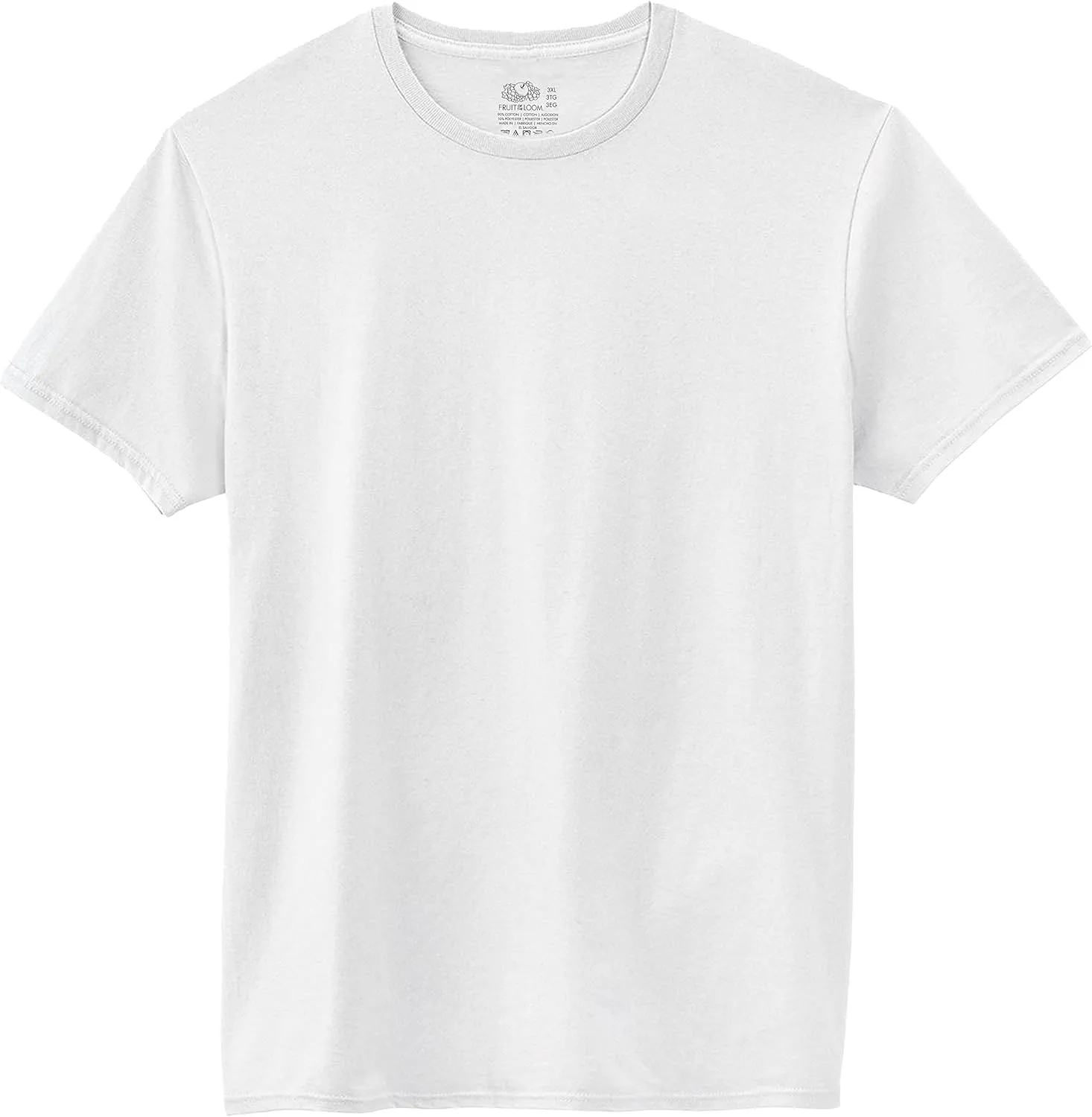 Fruit of the Loom Men's Crew Neck T-Shirt Multipack