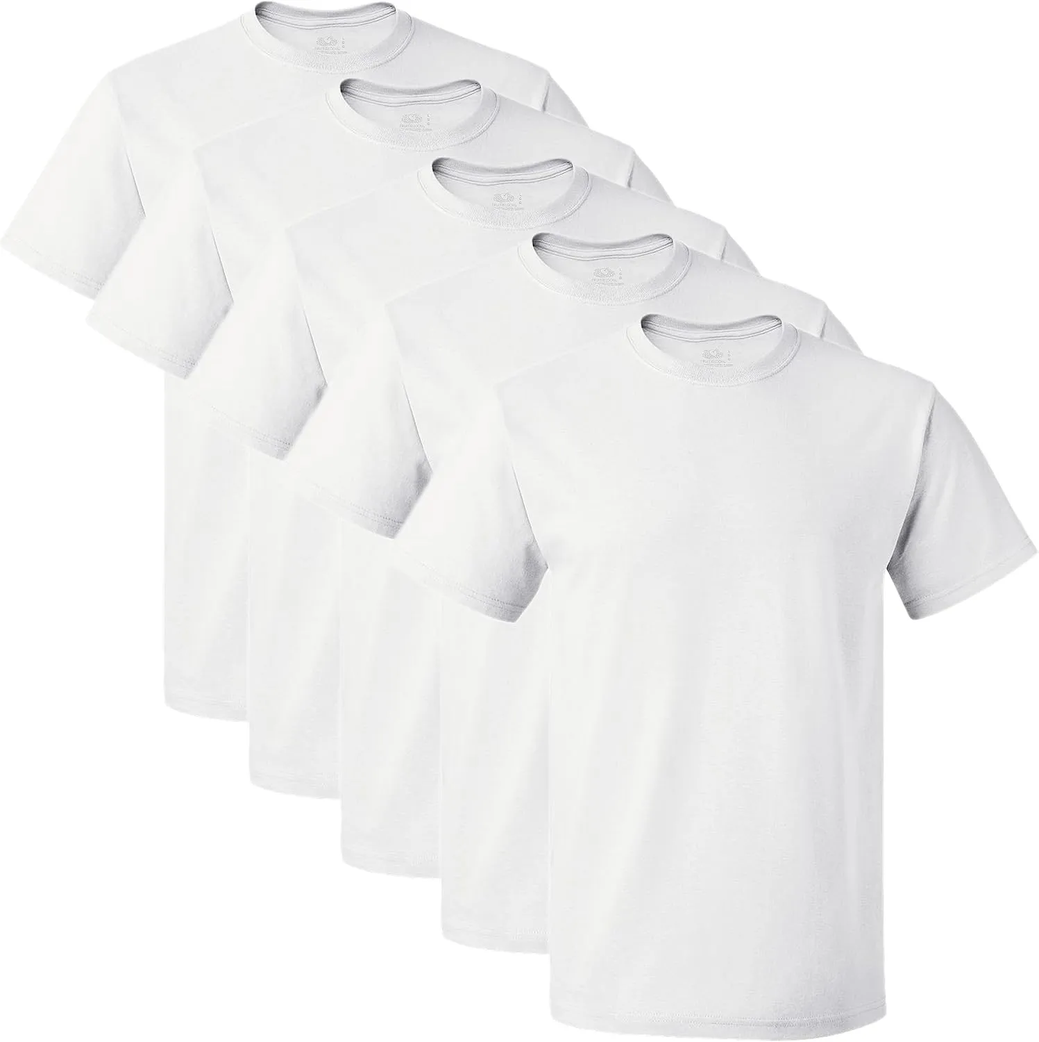 Fruit of the Loom Men's Crew Neck T-Shirt Multipack