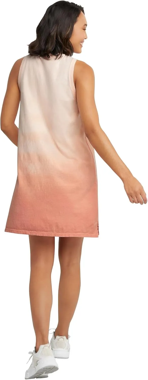 Hanes Women's Originals Tank Dress, 100% Cotton Dress For Women, Garment Dyed