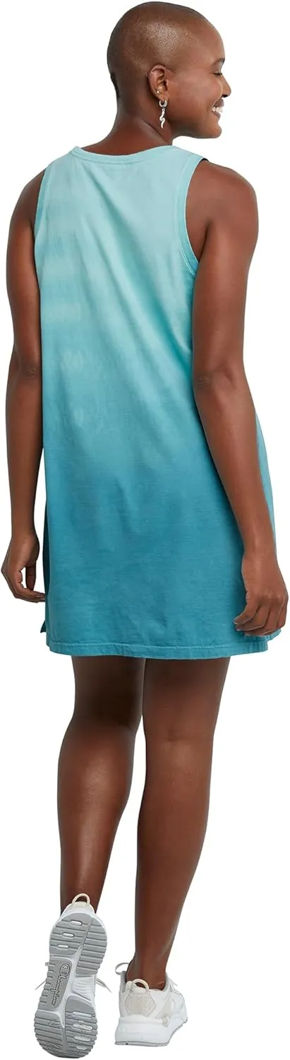 Hanes Women's Originals Tank Dress, 100% Cotton Dress For Women, Garment Dyed