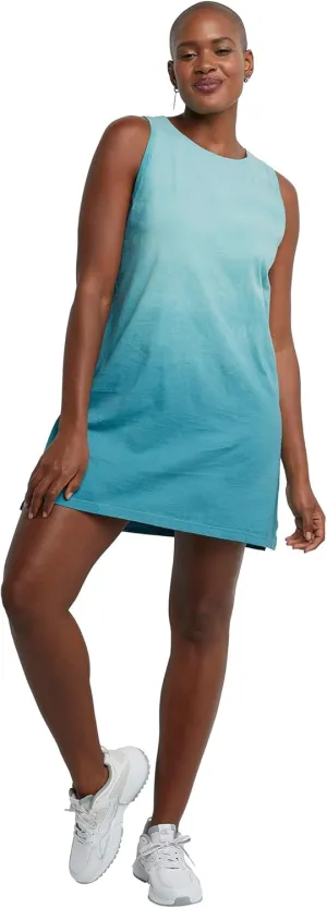 Hanes Women's Originals Tank Dress, 100% Cotton Dress For Women, Garment Dyed
