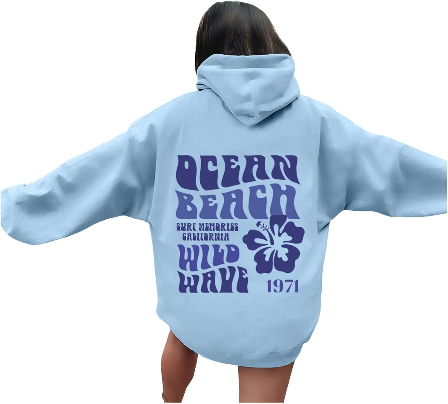 Jesus Loves You Hoodie, Preppy Hoodies for Women Letter Graphic Printed Sweatshirts with Pocket Comfy Fleece Pullover Tops