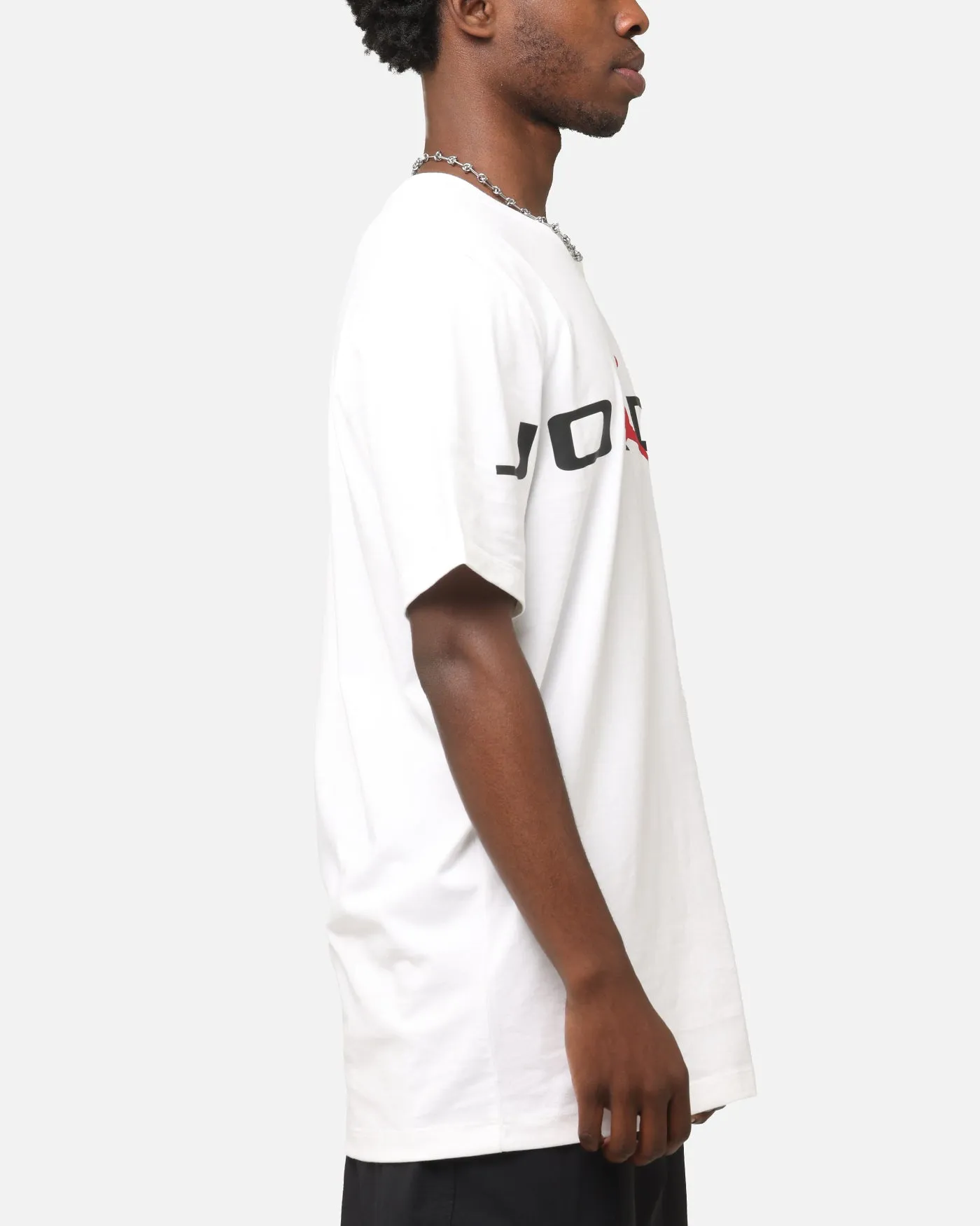 Jordan Air Stretch Crewneck T-Shirt White/Black