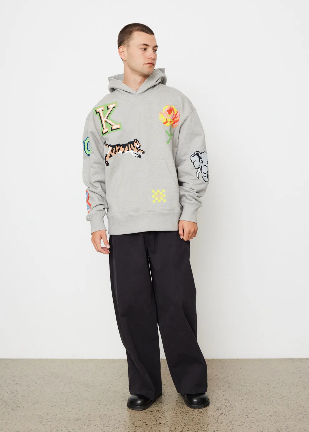 Kenzo Pixel Oversize Hoodie