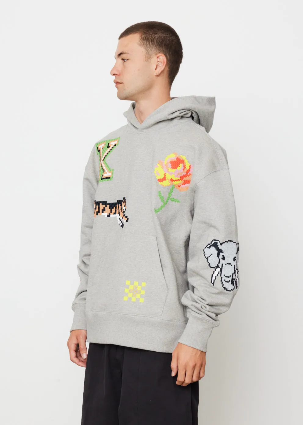 Kenzo Pixel Oversize Hoodie