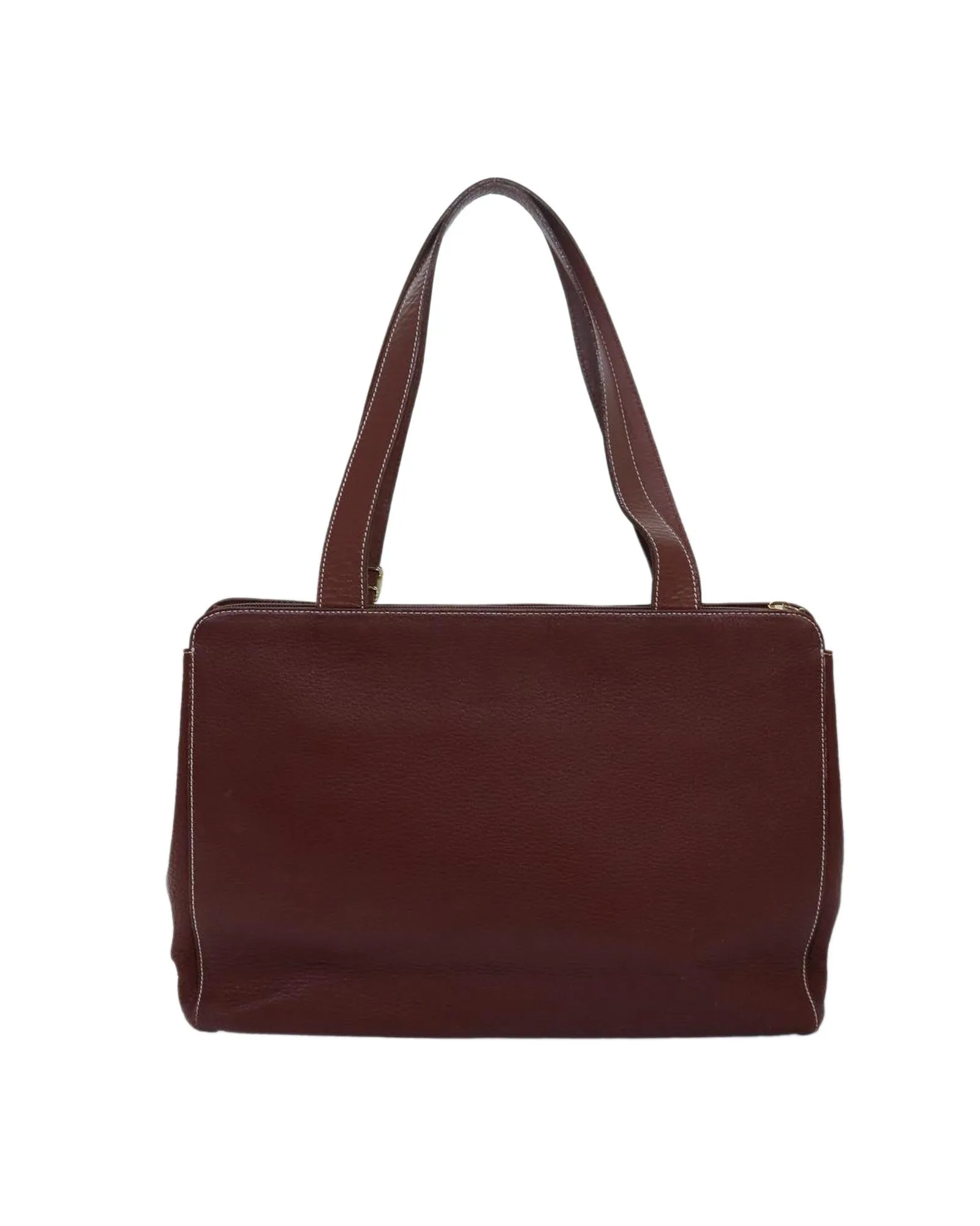 Leather Tote Bag with Handles and Spacious Interior
