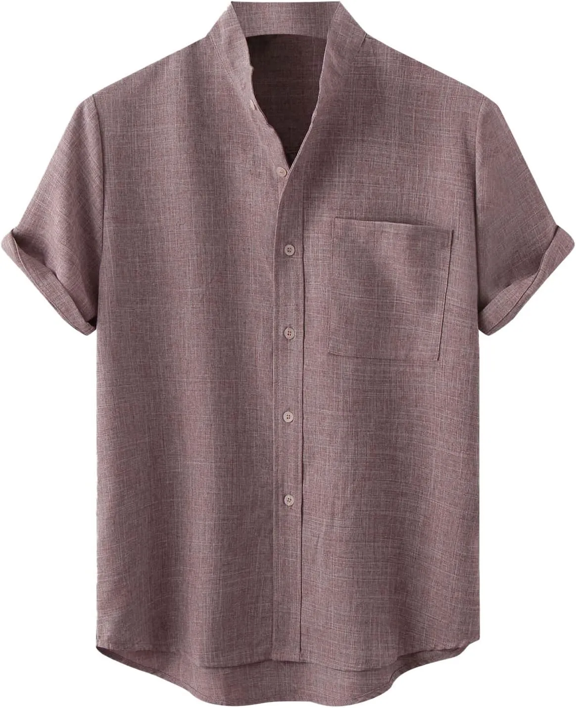 Mens Short Sleeve Button Down Shirts Textured Wrinkle Free Business Casual Work Dress Shirt Summer Tshirt Outfits Clothes