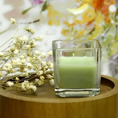 Modern Square Candles Votive Centerpiece Tabletop Tealight Holder for Home Living Room Decor Best Gifting Item