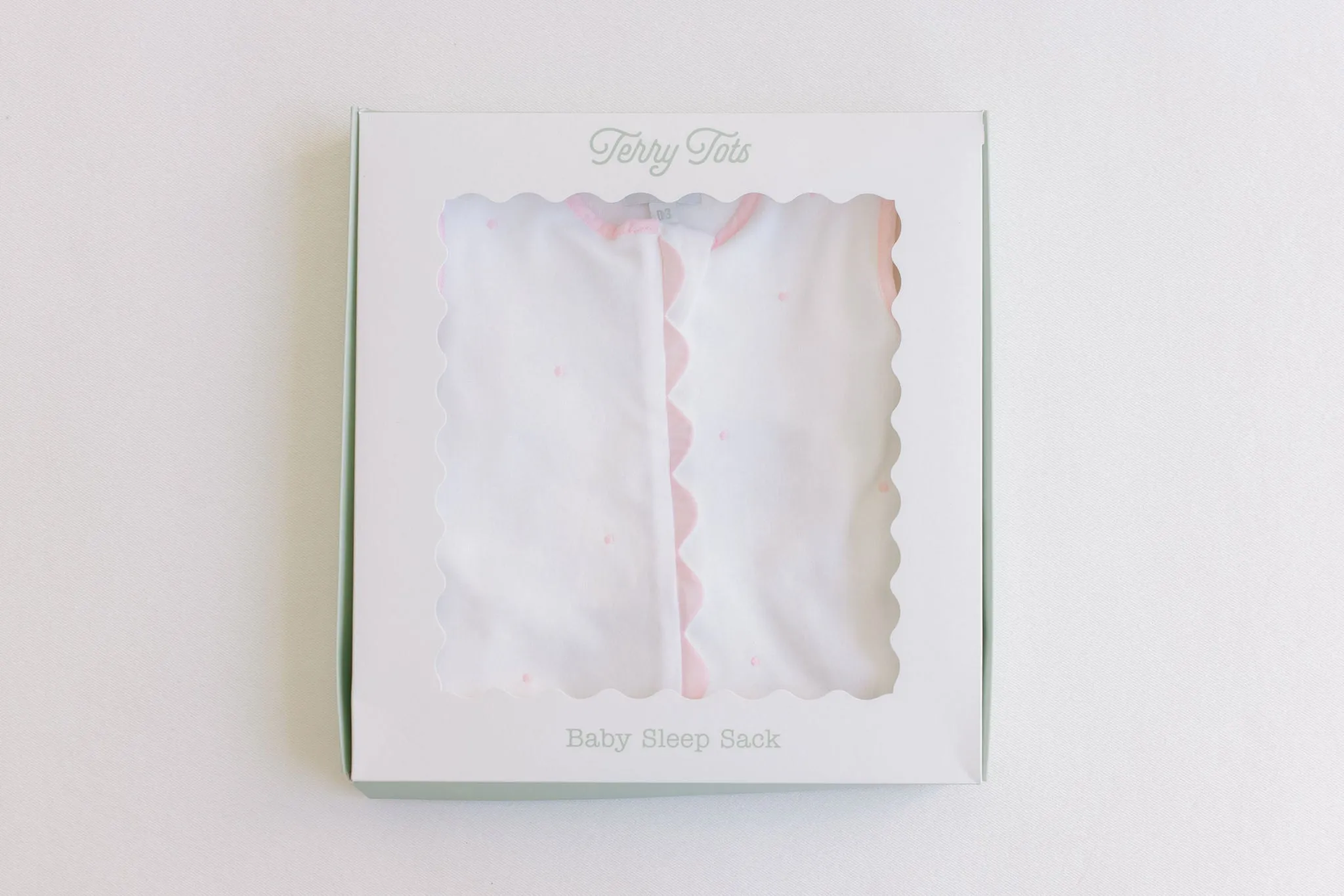 Pink Embroidered Dots Sleep Sack