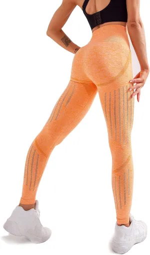 Redqenting High Waisted Seamless Leggings for Women Tummy Control, Squat Proof Workout Yoga Pants