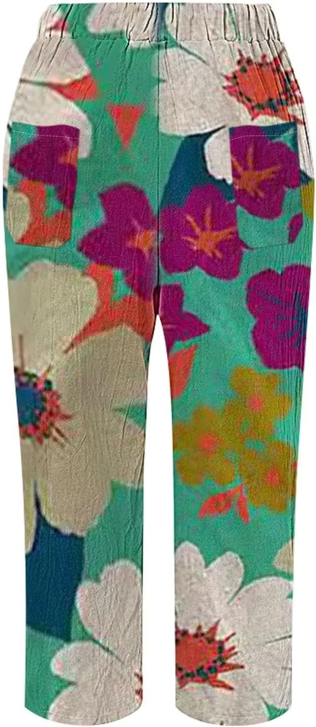 Resort Wear for Women 2025 Casual Drawstring Pants Beach Trousers Women's Pants Workout Pants