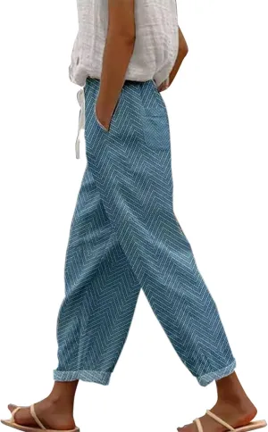 Resort Wear for Women 2025 Casual Drawstring Pants Beach Trousers Women's Pants Workout Pants