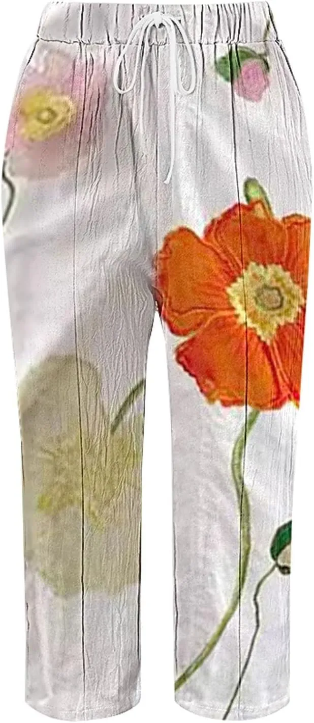 Resort Wear for Women 2025 Casual Drawstring Pants Beach Trousers Women's Pants Workout Pants