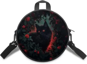 Round Crossbody Bag for Women Fashion Sling Bag for Teen Girls Messenger Bag Lightweight Phone Bag