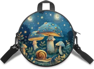 Round Crossbody Bag for Women Fashion Sling Bag for Teen Girls Messenger Bag Lightweight Phone Bag