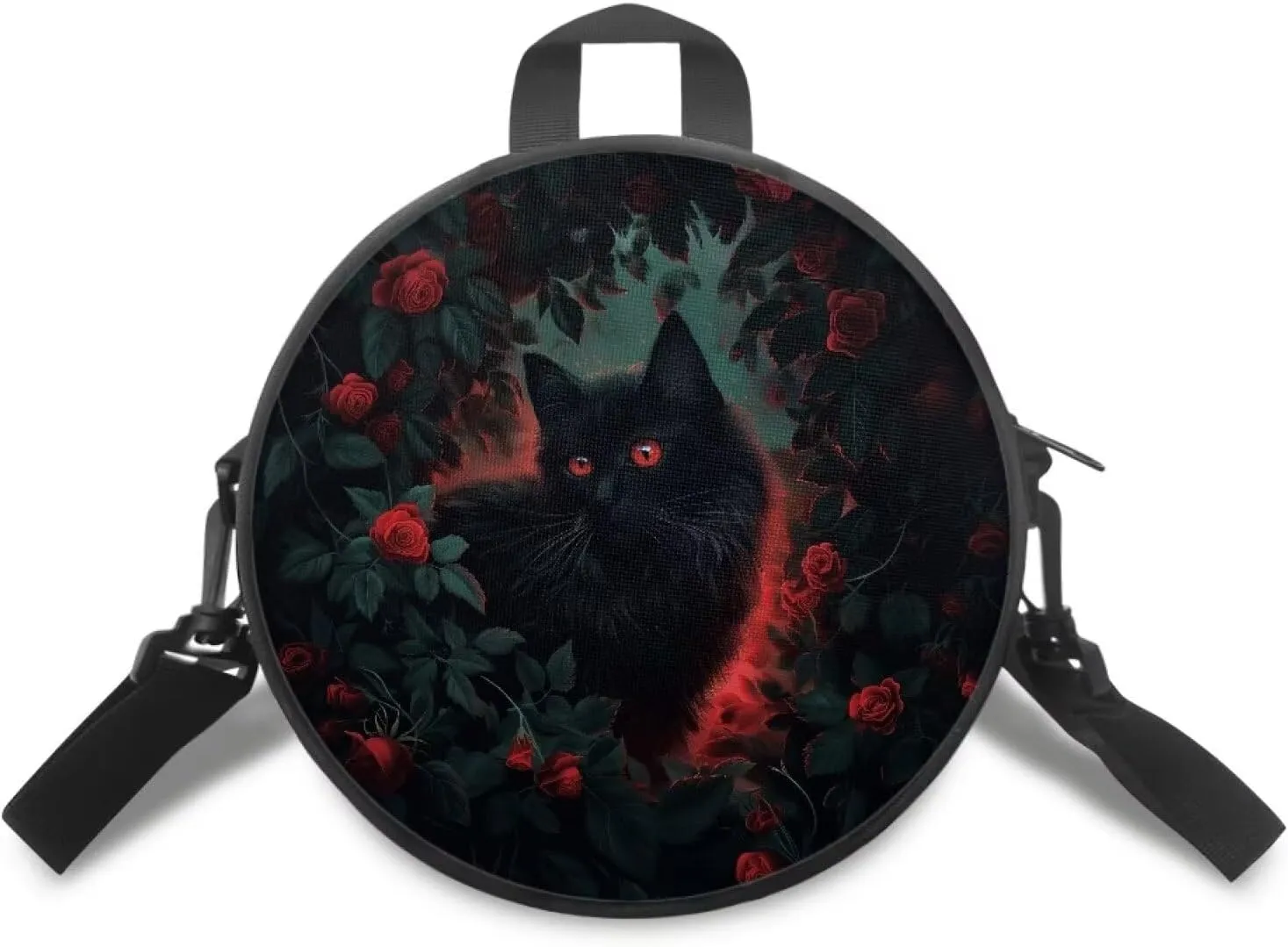 Round Crossbody Bag for Women Fashion Sling Bag for Teen Girls Messenger Bag Lightweight Phone Bag
