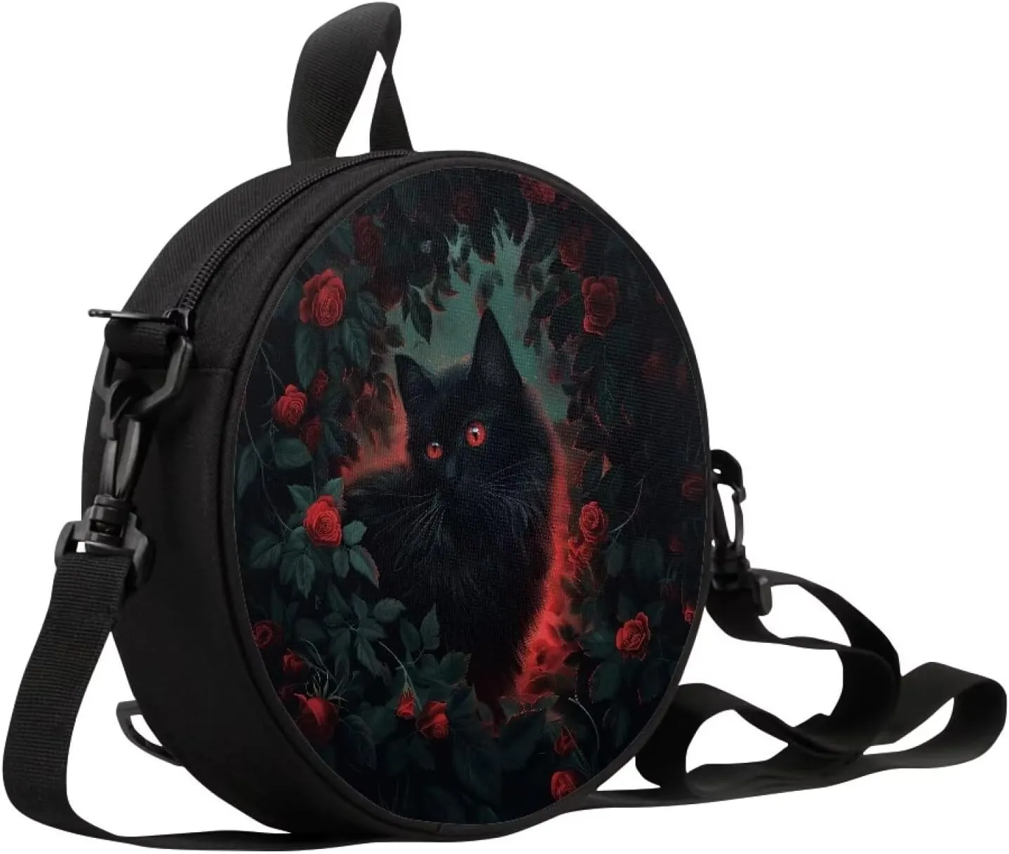 Round Crossbody Bag for Women Fashion Sling Bag for Teen Girls Messenger Bag Lightweight Phone Bag