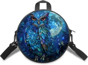Round Crossbody Bag for Women Fashion Sling Bag for Teen Girls Messenger Bag Lightweight Phone Bag