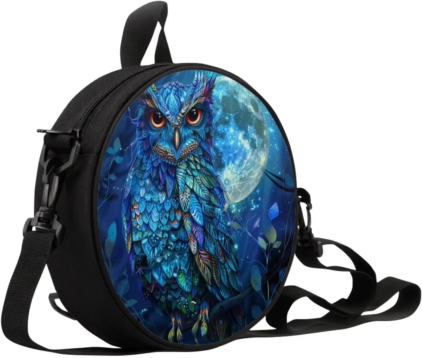 Round Crossbody Bag for Women Fashion Sling Bag for Teen Girls Messenger Bag Lightweight Phone Bag