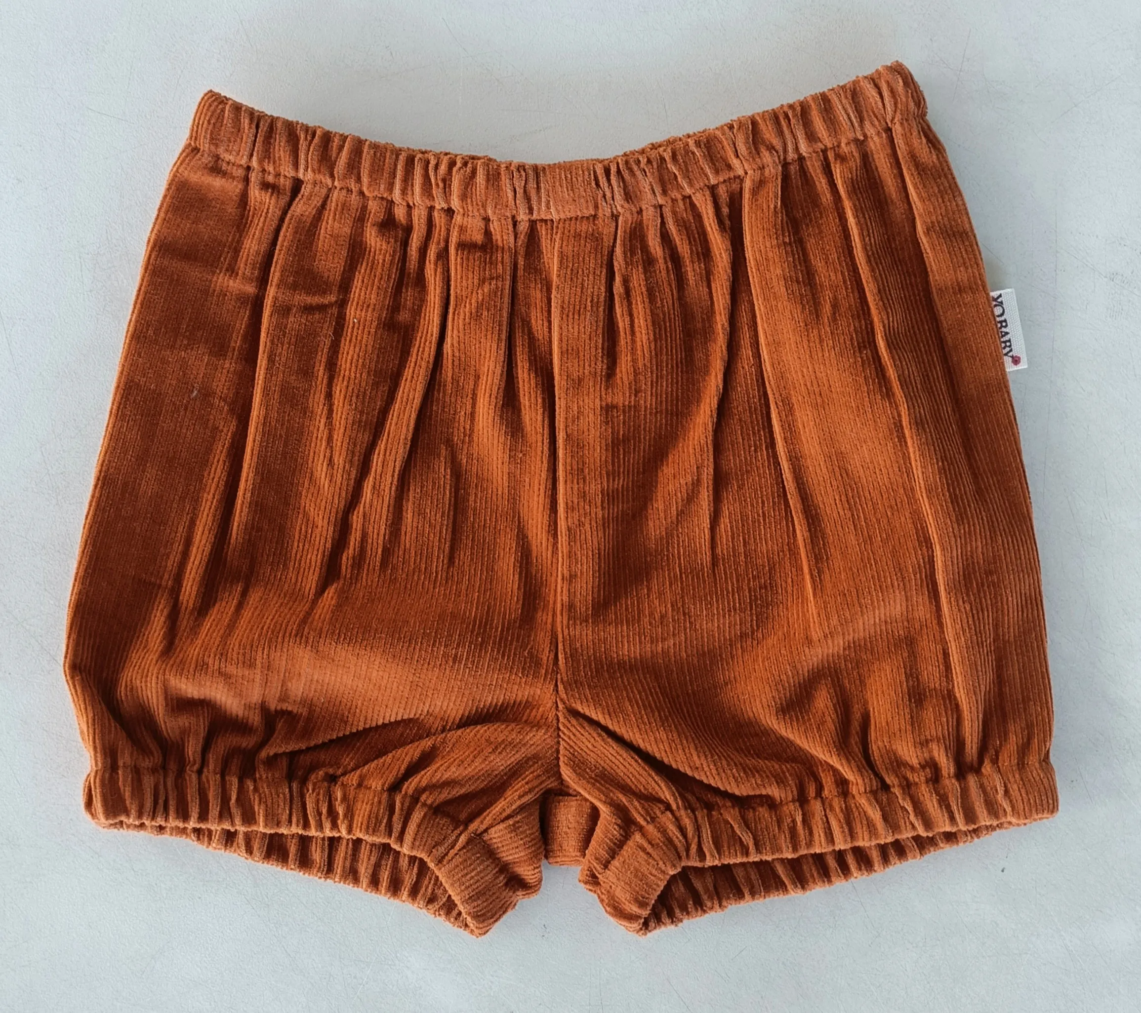 Rust Corduroy Boys Diaper Cover
