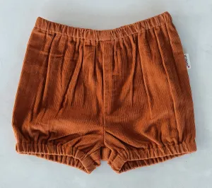 Rust Corduroy Boys Diaper Cover