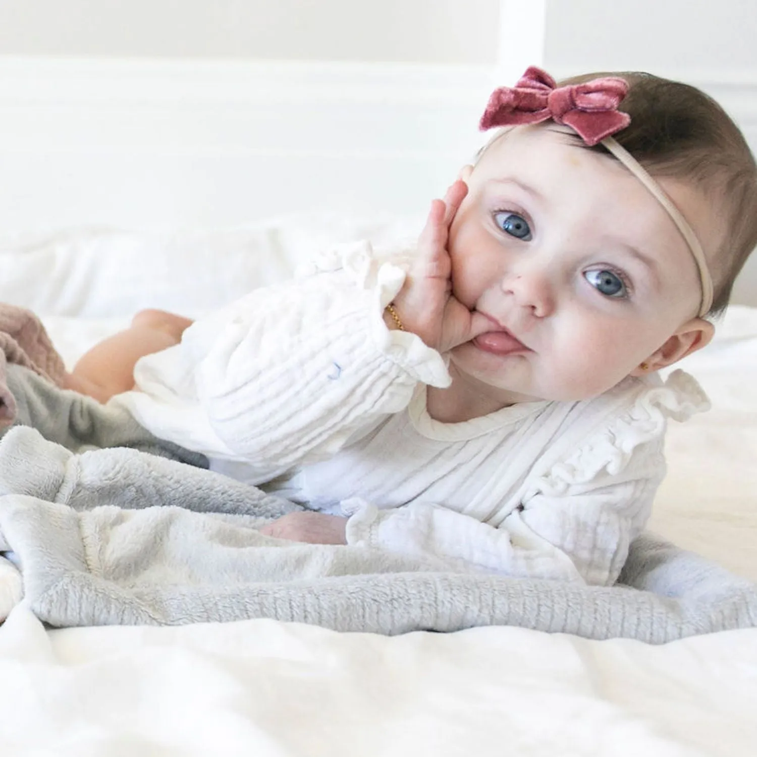 Saranoni Lush Mini Blanket | Mist