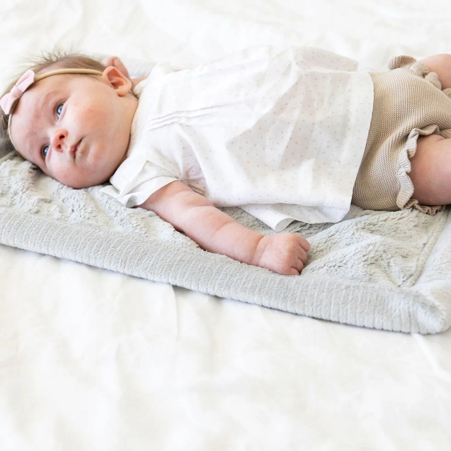 Saranoni Lush Mini Blanket | Mist