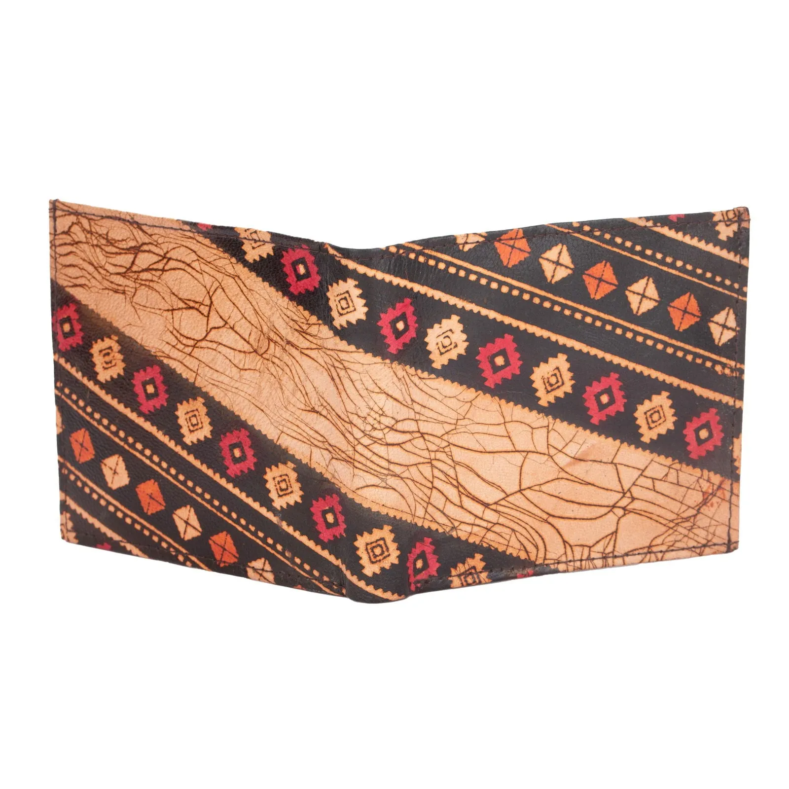 Shantiniketan Handcrafted Genuine Leather Men's Wallet With 5 Spacious Compartments